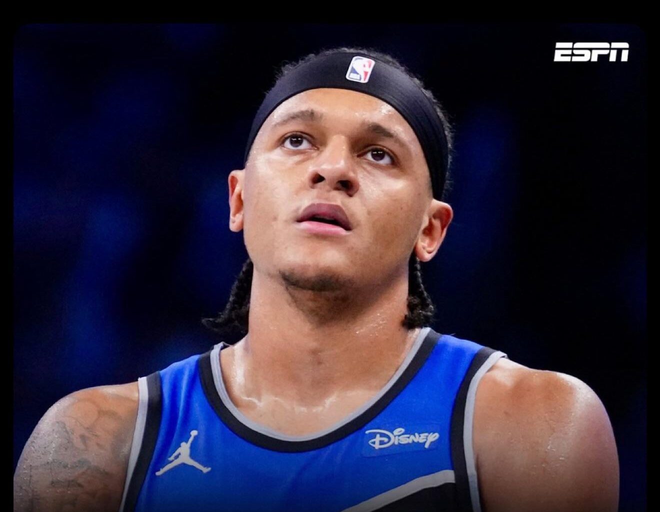 [Shams] An MRI today on Orlando Magic star Paolo Banchero confirmed a left groin strain, and he will miss Friday's game against the Brooklyn Nets and be evaluated daily moving forward, sources tell ESPN.