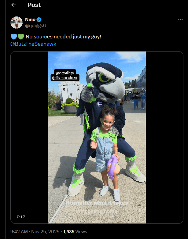 Quandre Diggs is back