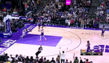 [Highlight] Luka touchdown pass to 40-year old Bron for the JAM