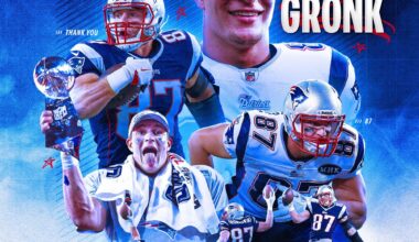 [Patriots] Rob Gronkowski officially retires as a Patriot! THANK YOU GRONK 🙌