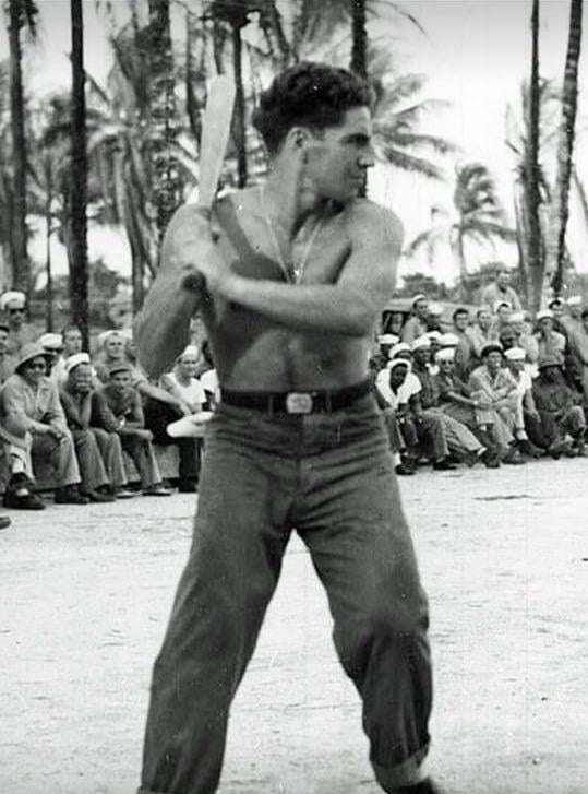 Phil Rizzuto serving for the Navy in World War II.