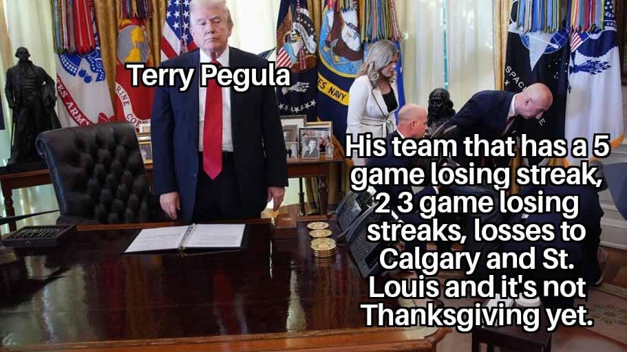 We're not a serious hockey team.