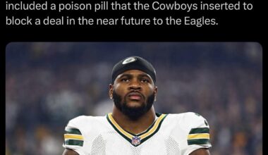 [Schefter] ESPN Sources: Micah Parsons’ trade to the Packers included a poison pill that the Cowboys inserted to block a deal in the near future to the Eagles.