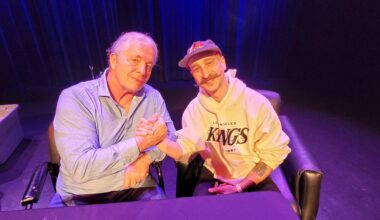 Missed the game today to meet Bret Hart but was still representing.