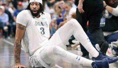 Out of a possible 45 games since the trade, AD has played in 14…