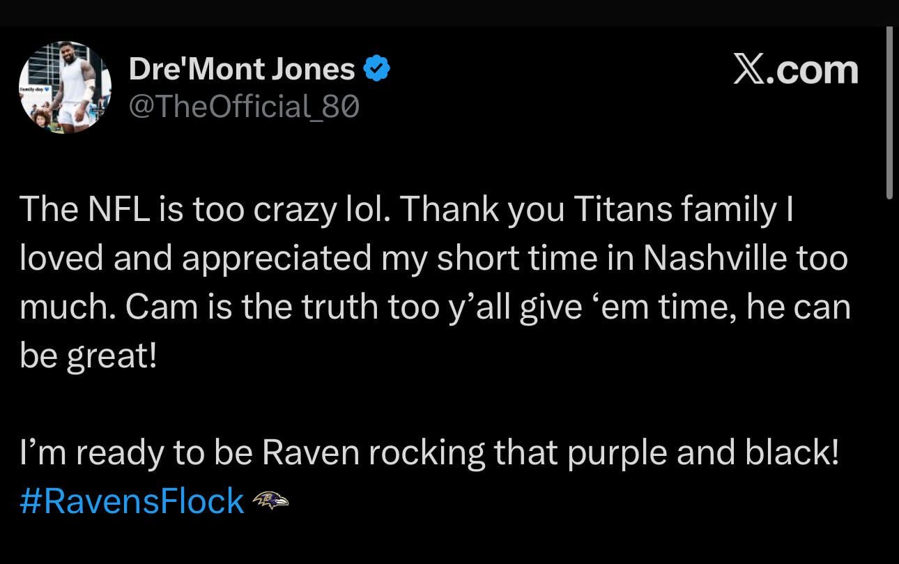 Some parting words from Dre’Mont Jones
