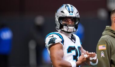 Chuba Hubbard admits he came back from his calf injury too soon