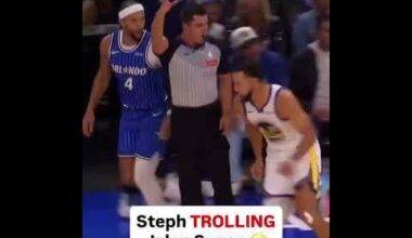 Steph trolling Jalen Suggs😭