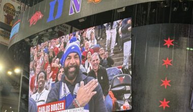 Boozer making an appearance at United Center