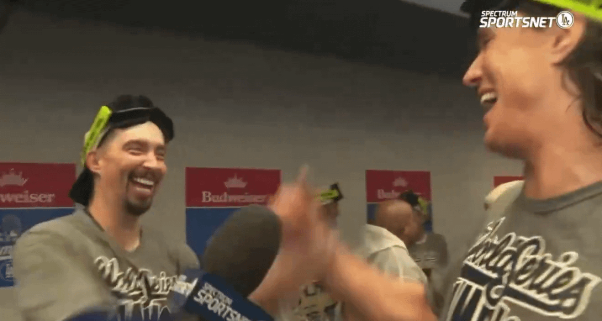 “If you can’t beat em, join em baby.” -Tyler Glasnow with Blake Snell