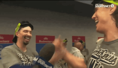 “If you can’t beat em, join em baby.” -Tyler Glasnow with Blake Snell