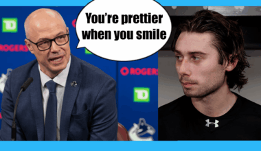 Canucks had a talk with Hughes about his body languaage