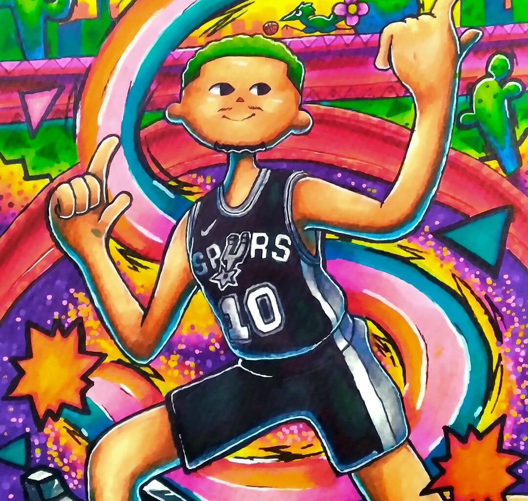 Jeremy Sochan drawing i made  few years ago