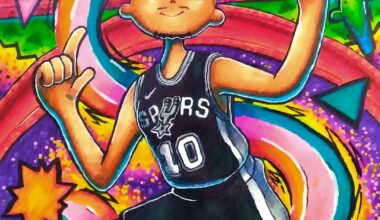 Jeremy Sochan drawing i made  few years ago