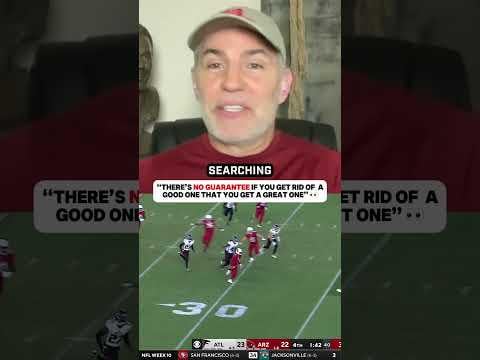 Kurt Warner- "There's no guarantee that if you get rid of a good one, you'll get a great one"