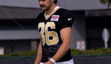 Cade York's First practice as a Saint 👀