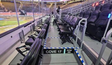 Prices of Verizon Lounge, food in Cove seating, and the better BB seats.