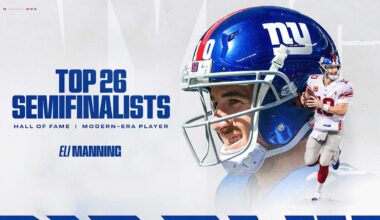Eli makes The Quarterfinals HOF!