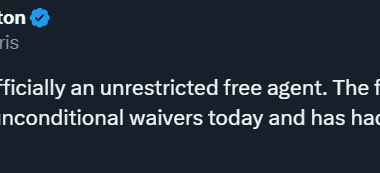 [CJ]: "David Kämpf is officially an unrestricted free agent. The former #leafs forward cleared unconditional waivers today and has had his contract terminated."