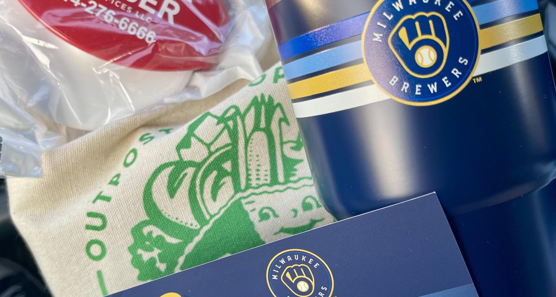 The Hunger Task Force, Milwaukee Brewers, and CBS 58 are hosting a drive-thru food drive  at AmFam Field today - Nov. 21, 5am-5pm - and they’re giving away some nice gifts to donors