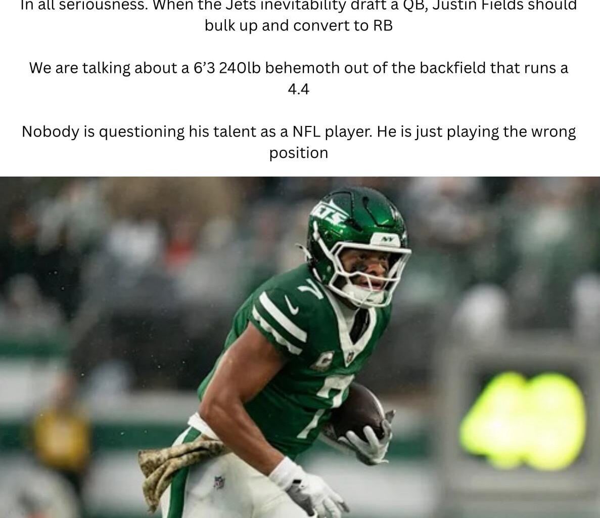 if you see this Justin, this could be your opportunity to turn your career around