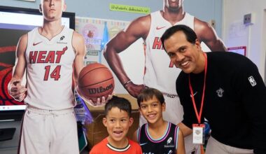 Spo with the Bam & Tyler standees at his kids' school's Career Day 🤣