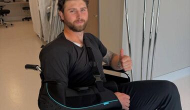 [Rogers] Alec Marsh’s surgery last month was a right labral repair, so he’s looking at a long road to recovery, maybe up to a year. Marsh missed all of 2025 with a shoulder injury.