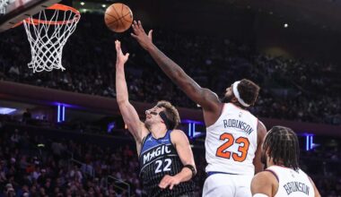 Chef Wagner cooks Knicks mismatches into BBQ chicken for Season-Highs in THREE different stats – Franz scored 23 PTS in 3:40 vs MRob matchup & created 9 PTS & 3 AST IN 4:54 vs JHart matchup, The Magic scored 66 Pts in this 8:36 of game time - from @beyondtheRK