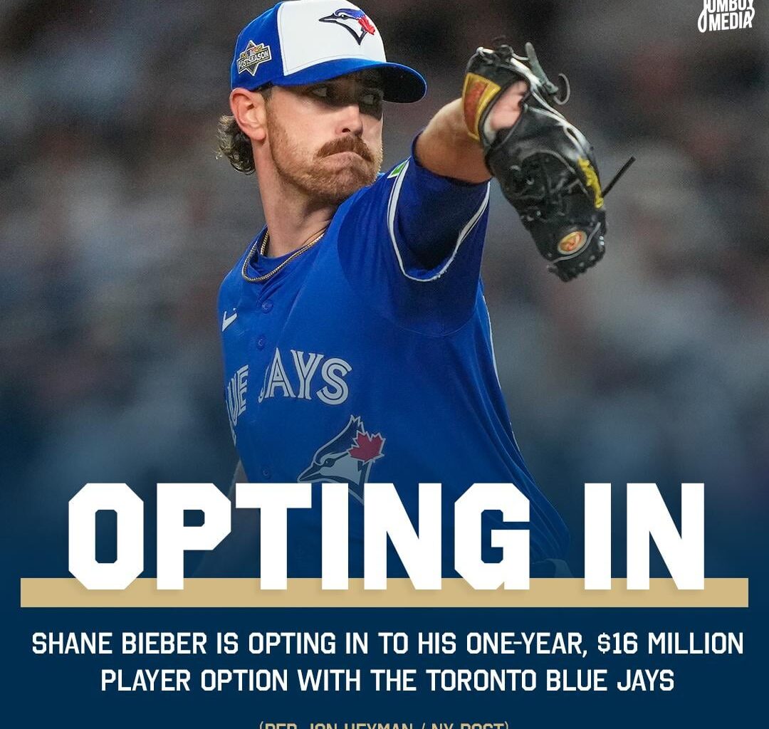 Shane Bieber has decided to stay with the Blue Jays for 2026