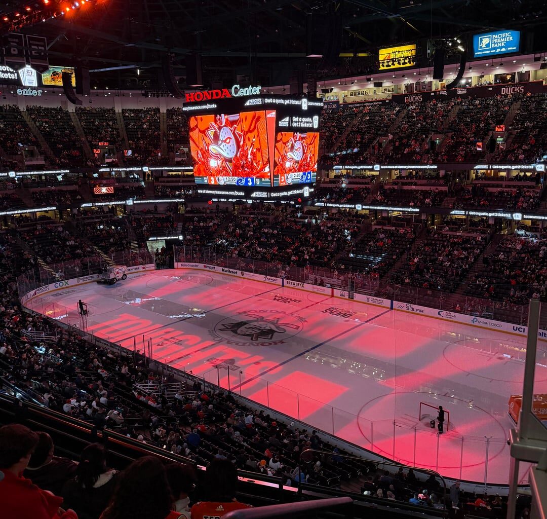 Such a close game. First ducks game of the season for me