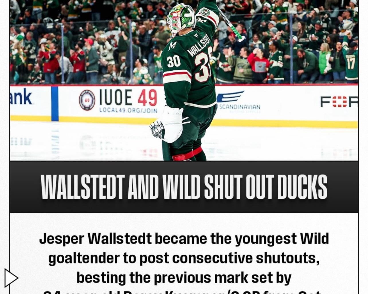 Another thing to celebrate for Wally