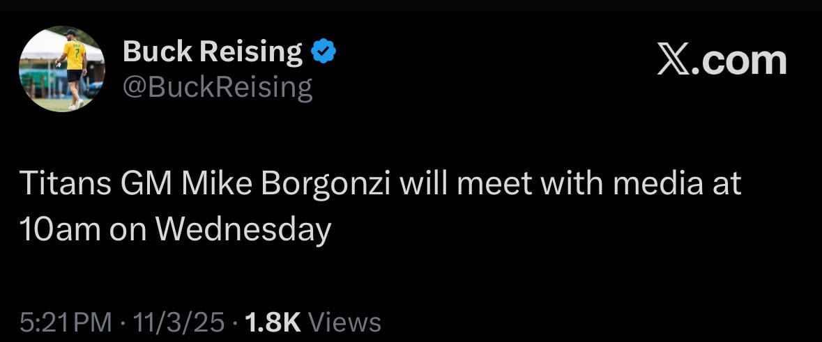 I wonder if this is to explain the state of the roster?