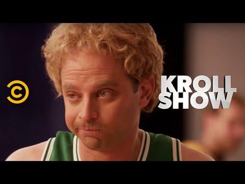 Luke Travers runs like Nick Kroll pretending to be Larry Bird with a bad back