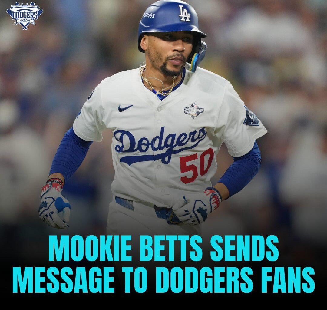 Mookie Betts sent a message to Dodgers fans and the city of LA: “I love being a Dodger and I love the city of LA. And that’s why I’m out here [on Wednesday]." The star co-hosted a Thanksgiving event earlier this week