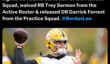 QB Will Howard moved to Active Roster along with other roster moves..