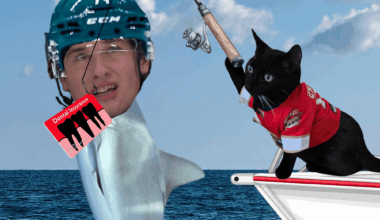 Jason Purrhees went fishing for a San Jose Shark