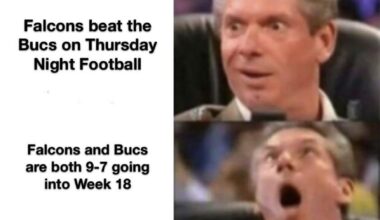 Whose ready for this absolutely quintissential Falcons experience over the next few weeks?