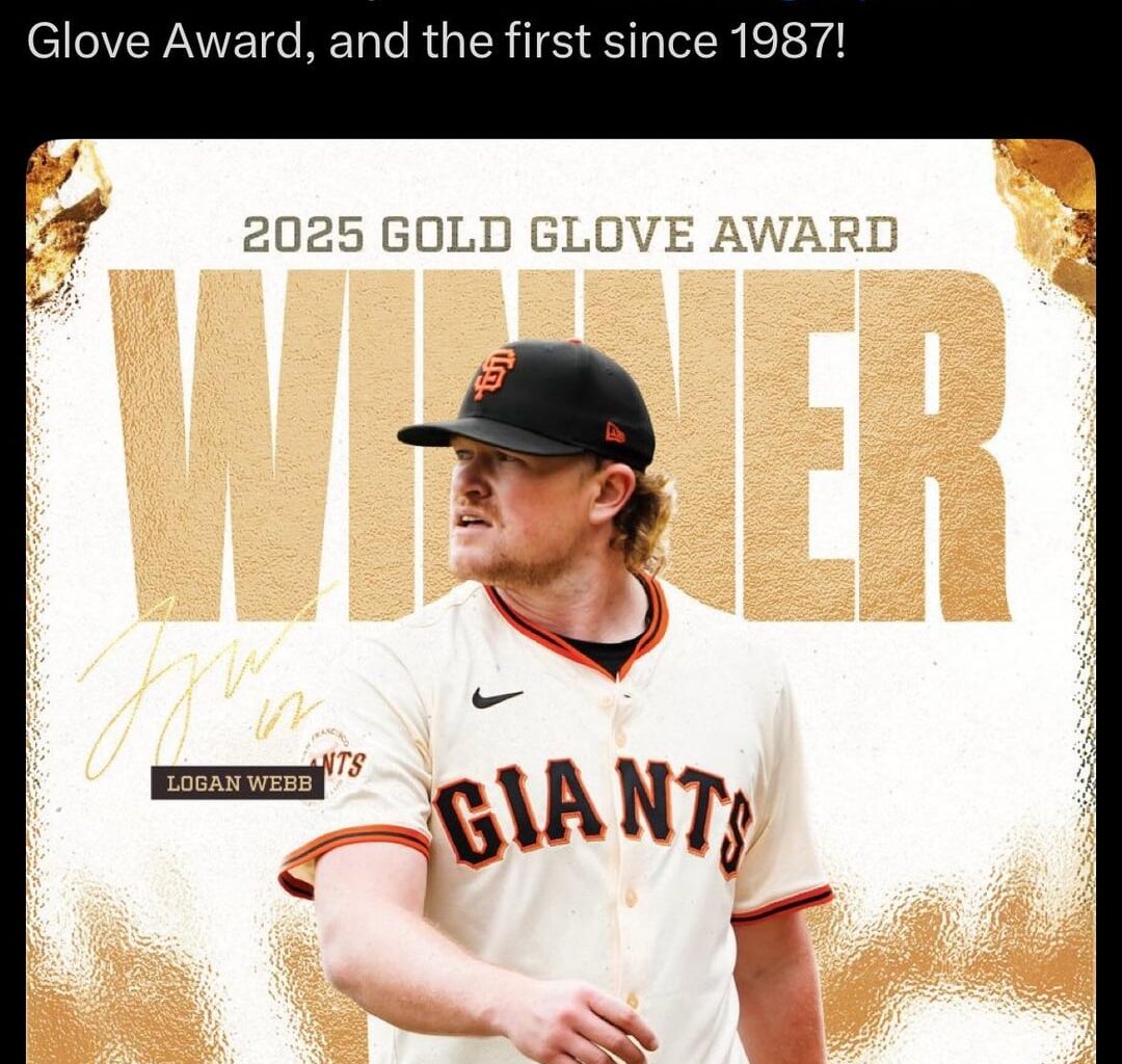 Logan Webb wins his first Gold Glove and Patrick Bailey wins his second Gold Glove