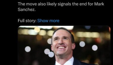 Get ready to hear Brees call Saints games in the near future