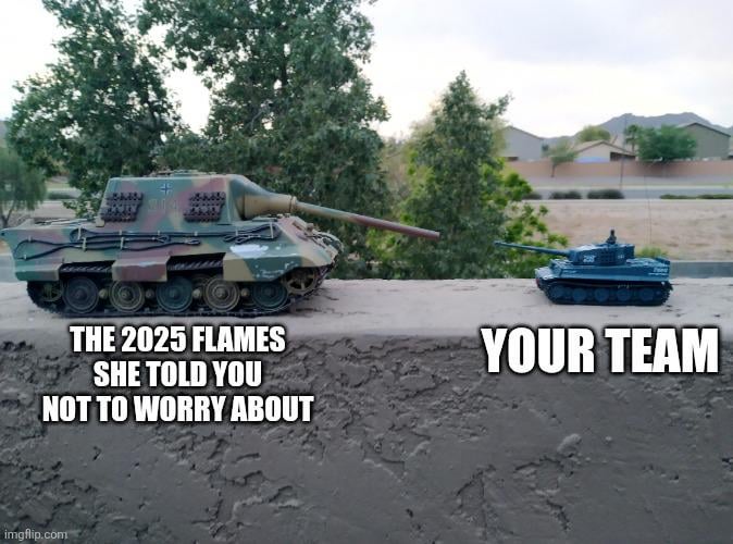 Maximum effort tank