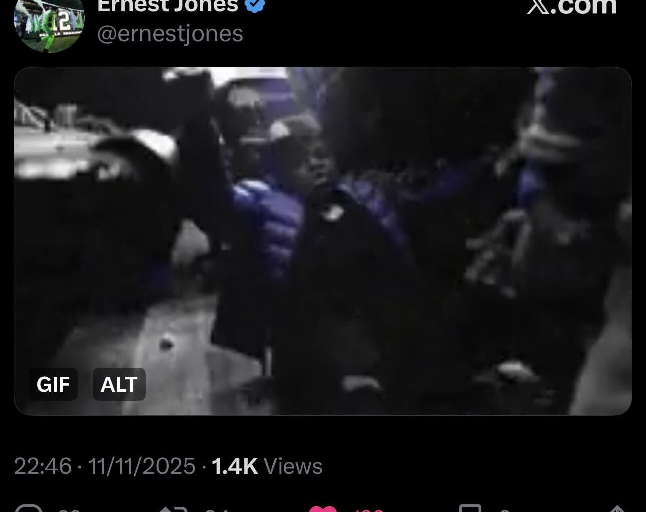 Ernest Jones is BACK