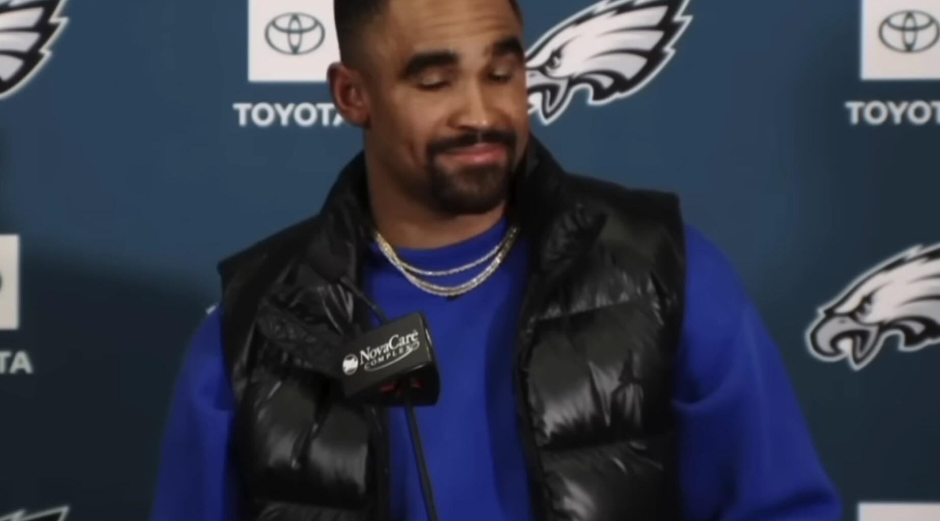 Jalen’s reaction to Jaelen’s comment “This is the best thing that’s ever happened to me”