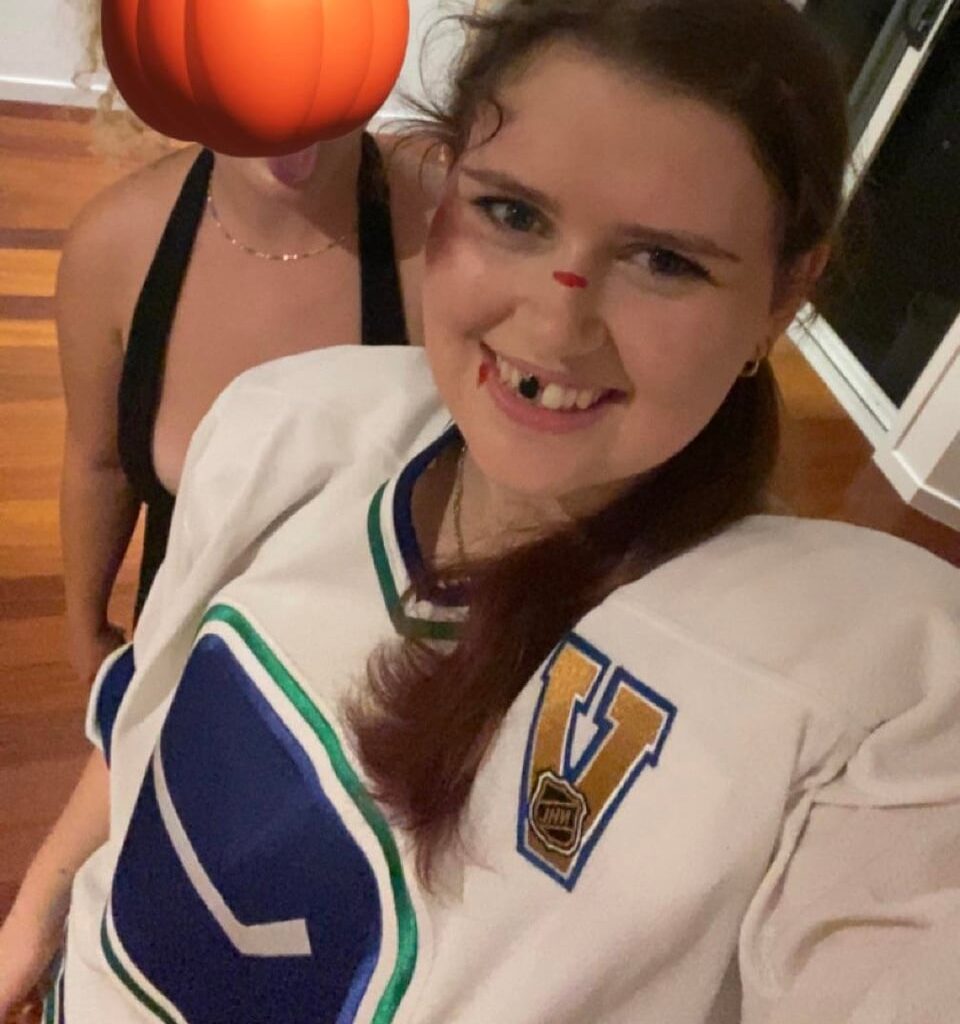 Injured Nucks player for Halloween