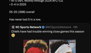 [Scott Kacsmar] One score win streaks in the Mahomes Dynasty
