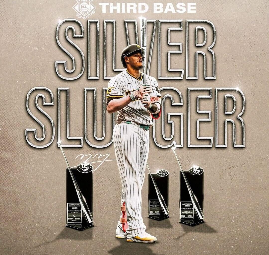 [Padres] Manny Machado, 3x Silver Slugger.