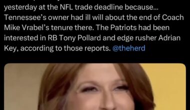 Can’t express how odd it is to see national media pundits making such calculated efforts to spread false stories about a small market team like the Titans. Almost all of the local reporters have disproven this rumor yet big media continues to push the narrative.