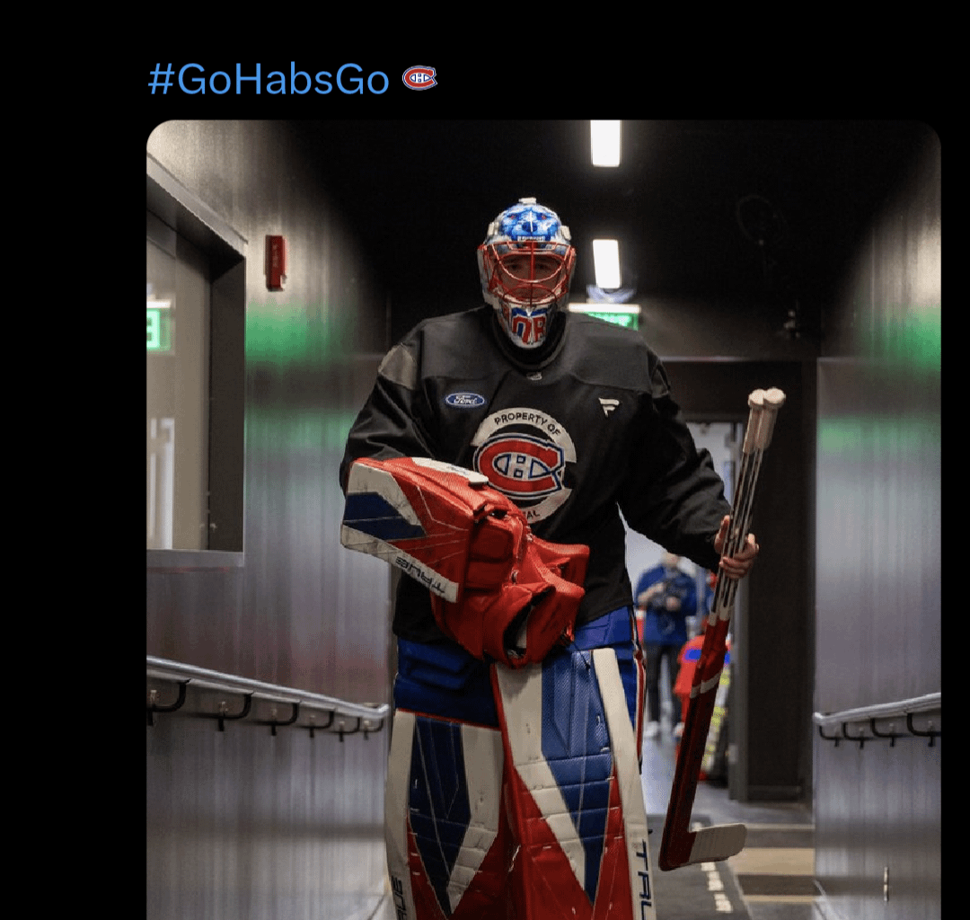 Doby will be in the net against Utah 🏒