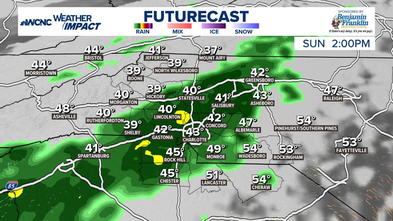 [Panovich/X] Heads ups @Panthers fans this looks chilly and damp Sunday. #KeepPounding