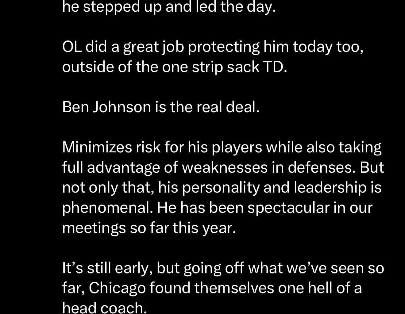 [JJ Watt] I thought [Caleb] played really well today.