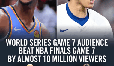 In 2025 World Series Game 7 viewership beat NBA finals game 7 by 10 million viewers